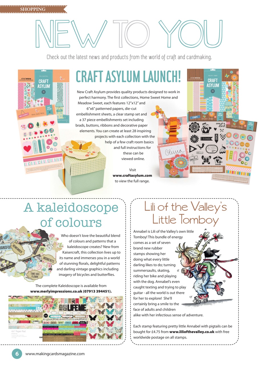 Making Cards & Papercraft Preview Pages