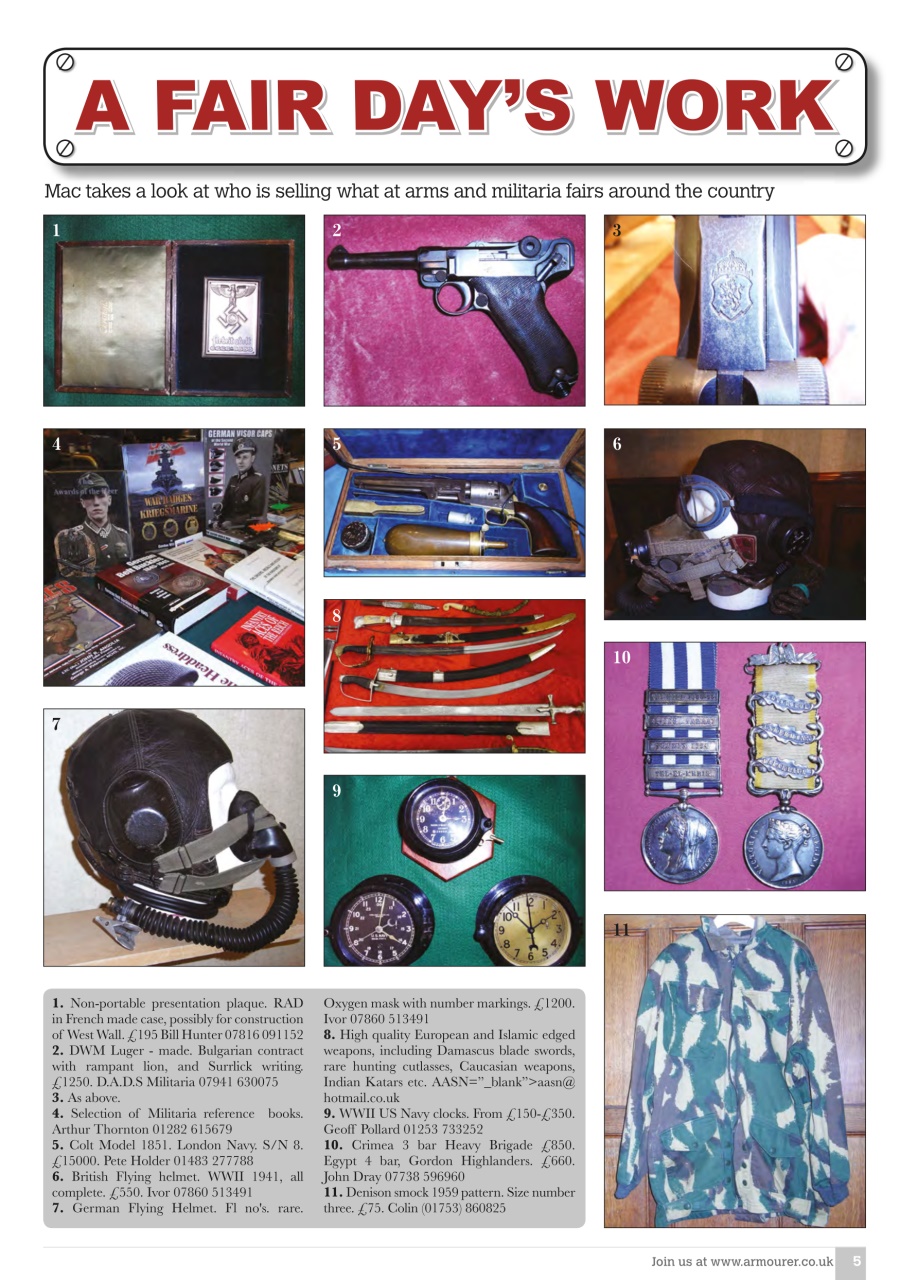 The Armourer Preview Pages