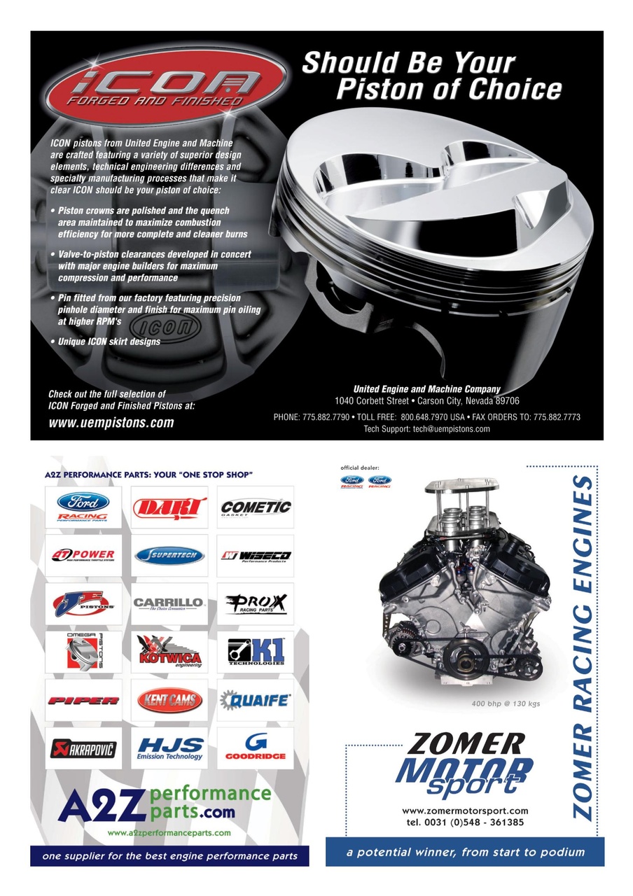 Race Engine Technology Preview Pages