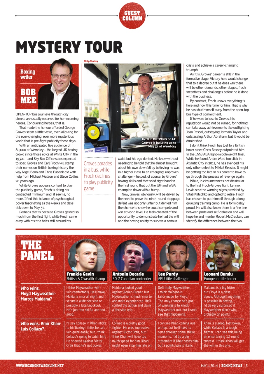 Boxing News Preview Pages