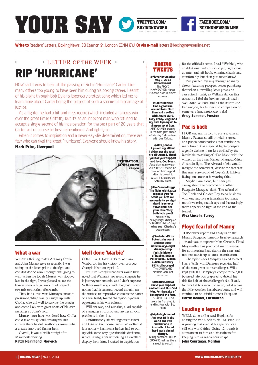 Boxing News Preview Pages