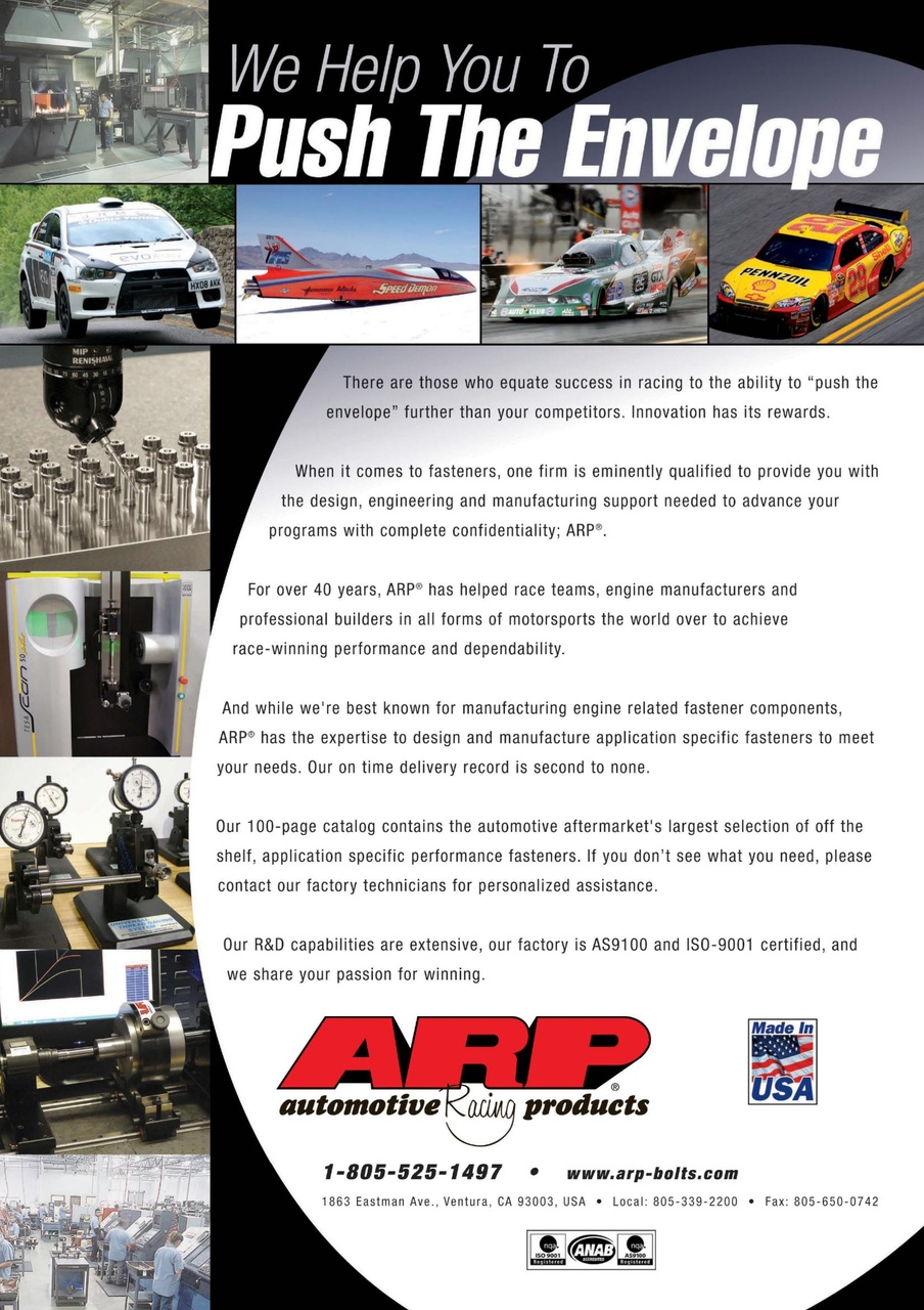 Race Engine Technology Preview Pages