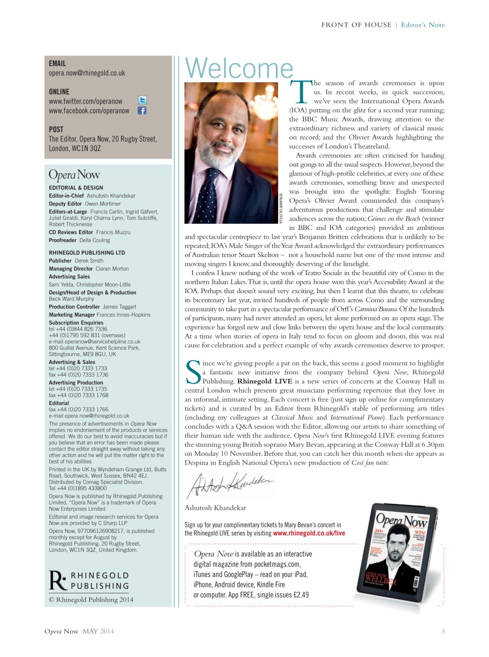 Opera Now Preview Pages