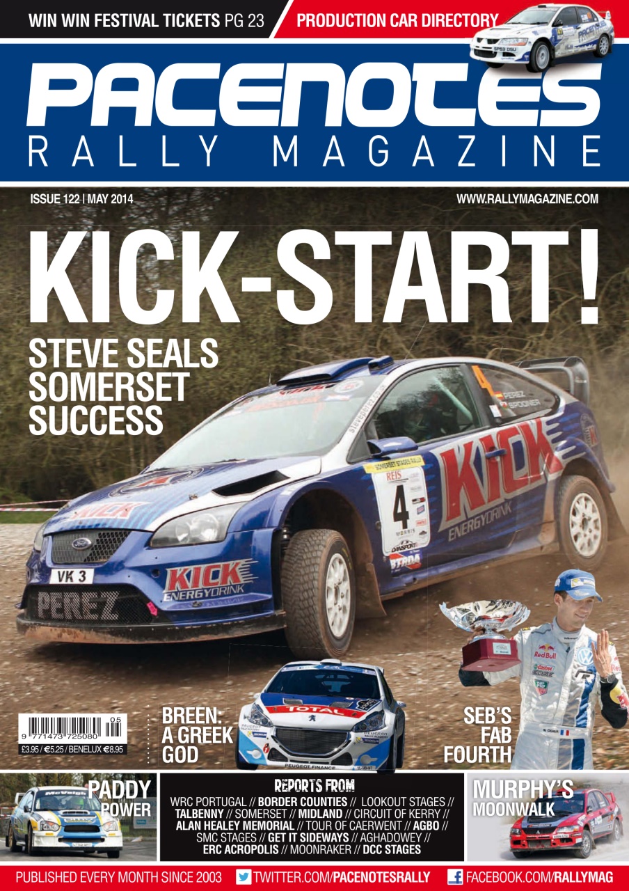 Pacenotes Rally magazine Preview Pages