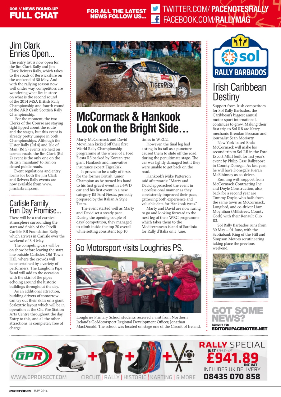 Pacenotes Rally magazine Preview Pages