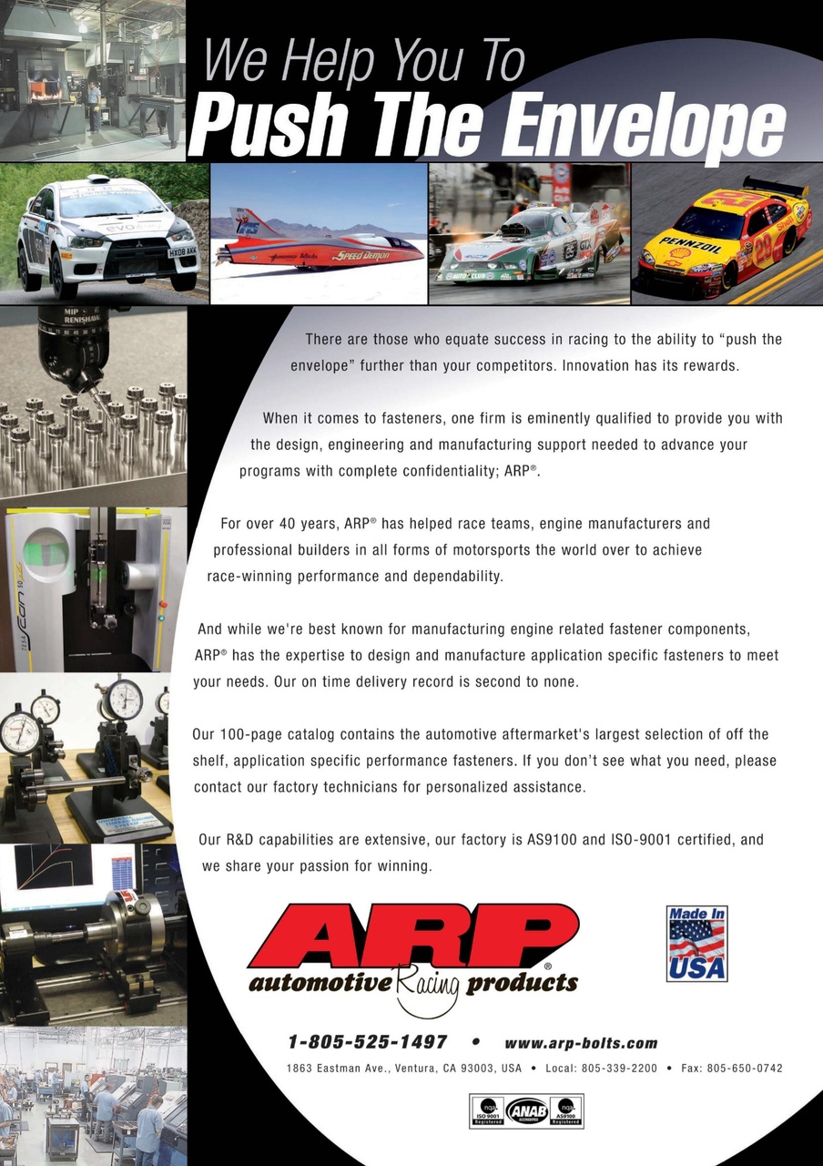 Race Engine Technology Preview Pages