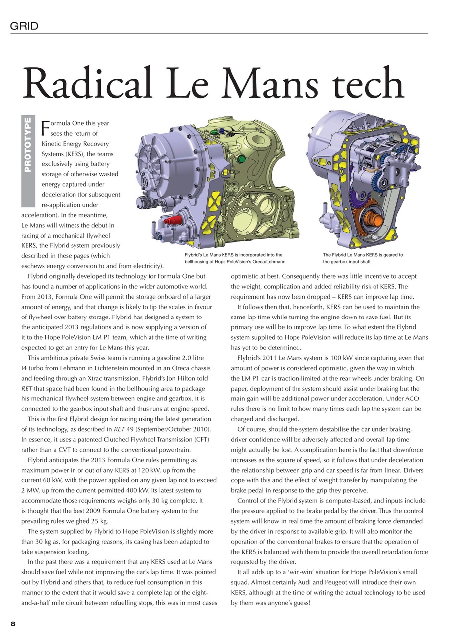 Race Engine Technology Preview Pages