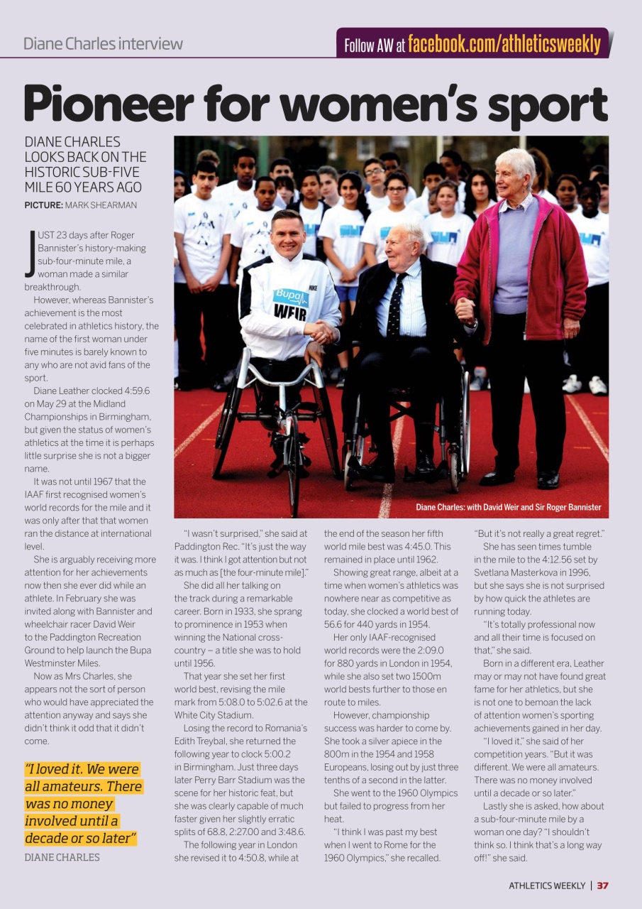 AW – Athletics Weekly Magazine Preview Pages