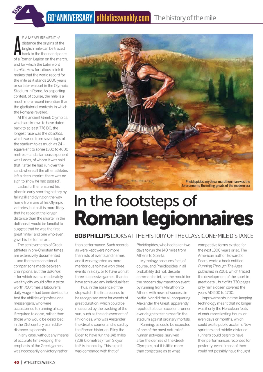 AW – Athletics Weekly Magazine Preview Pages