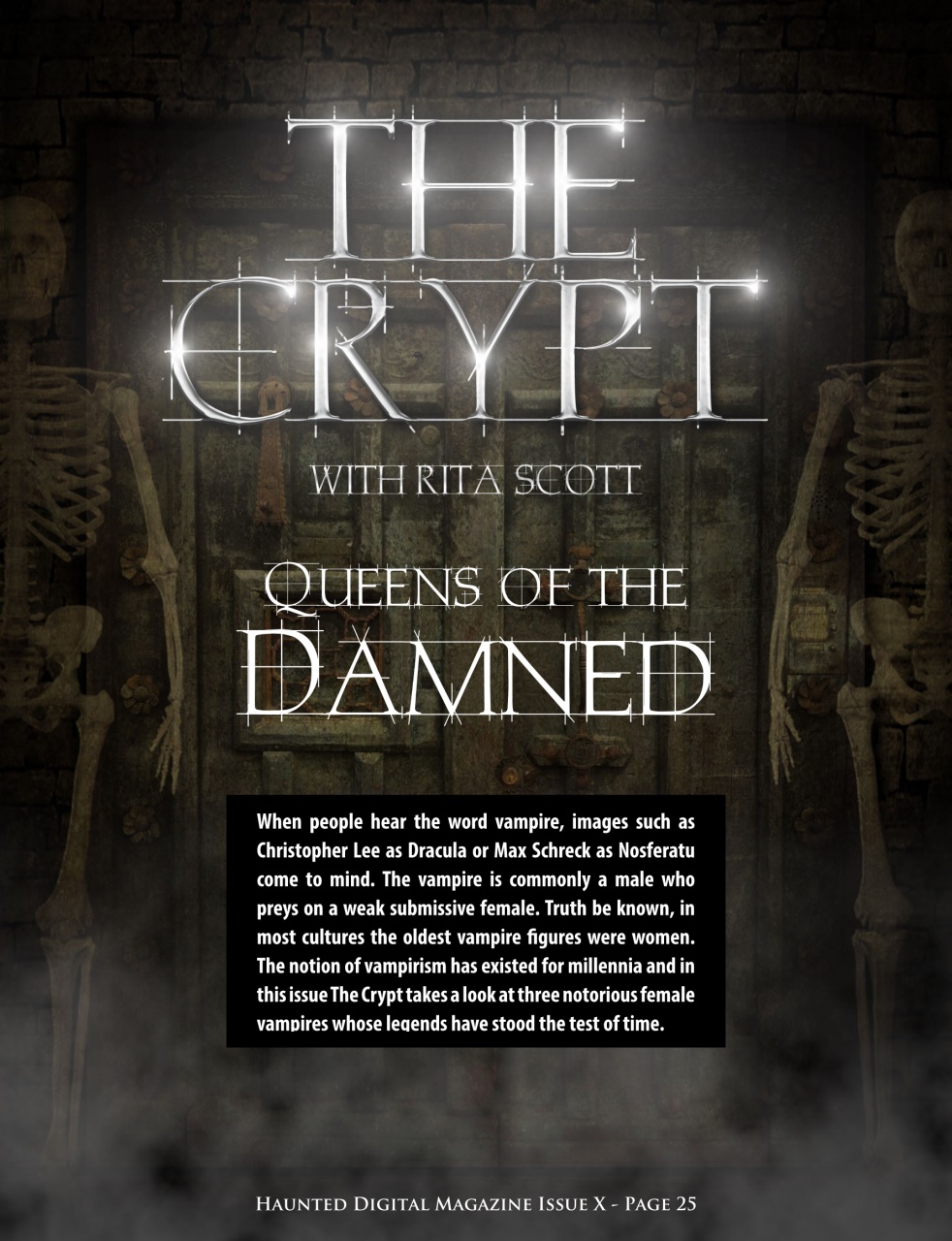 Haunted Magazine Preview Pages