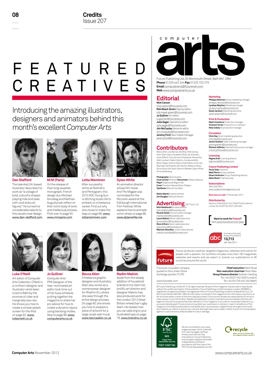 Computer Arts Preview Pages