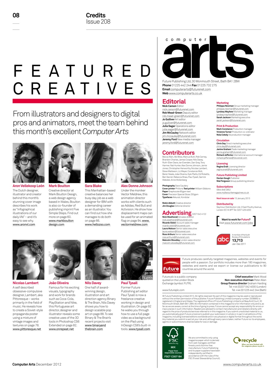 Computer Arts Preview Pages