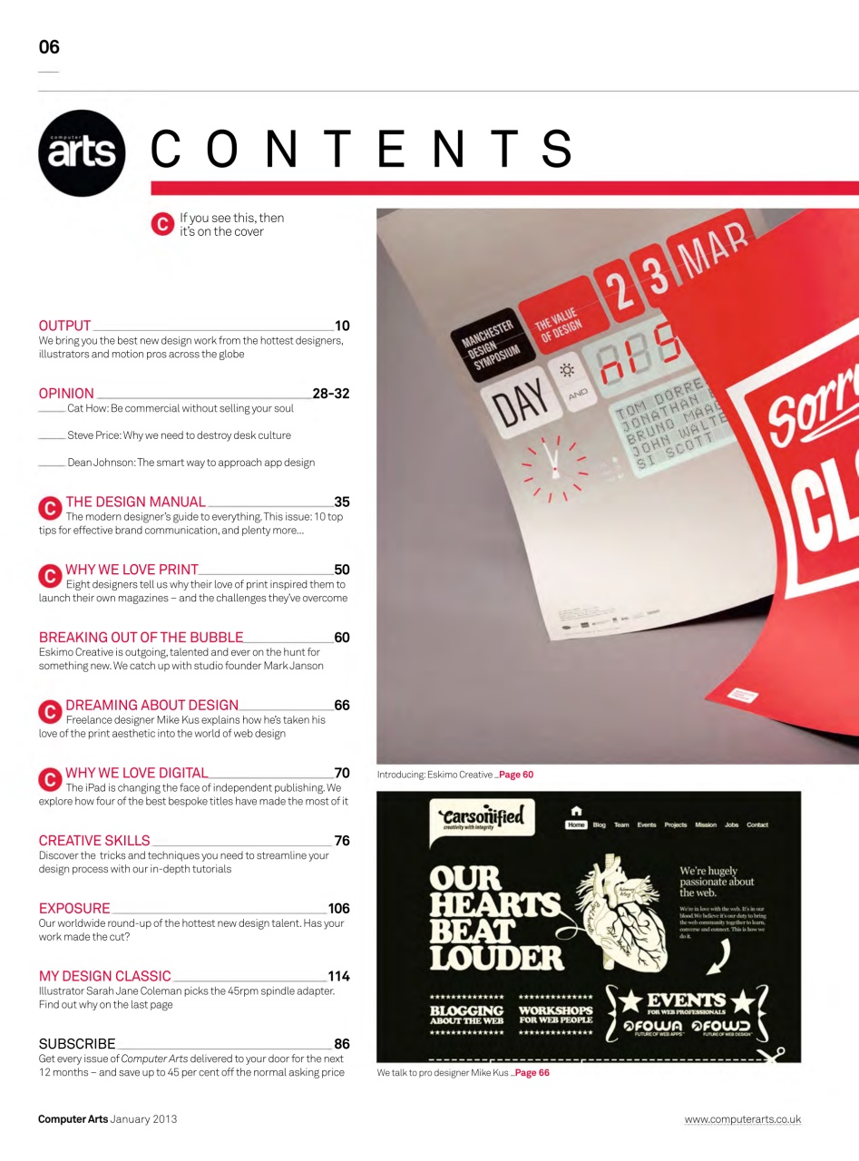 Computer Arts Preview Pages