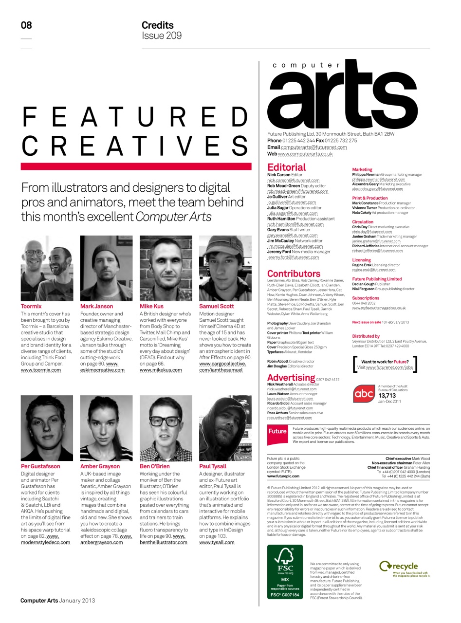 Computer Arts Preview Pages