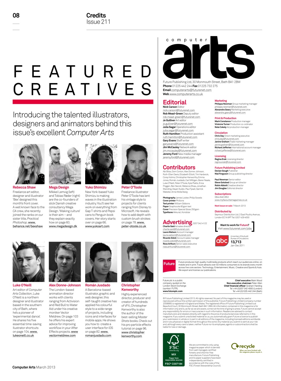 Computer Arts Preview Pages