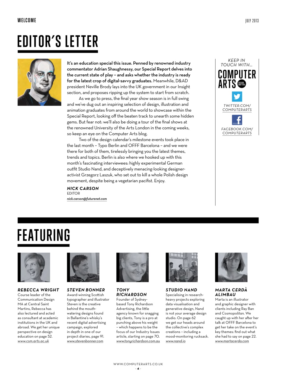 Computer Arts Preview Pages