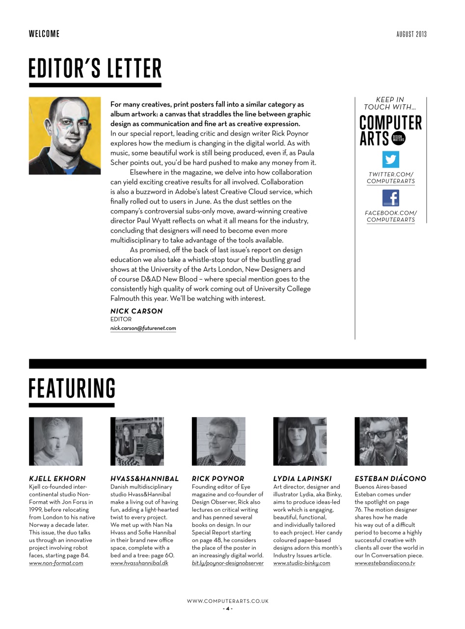 Computer Arts Preview Pages