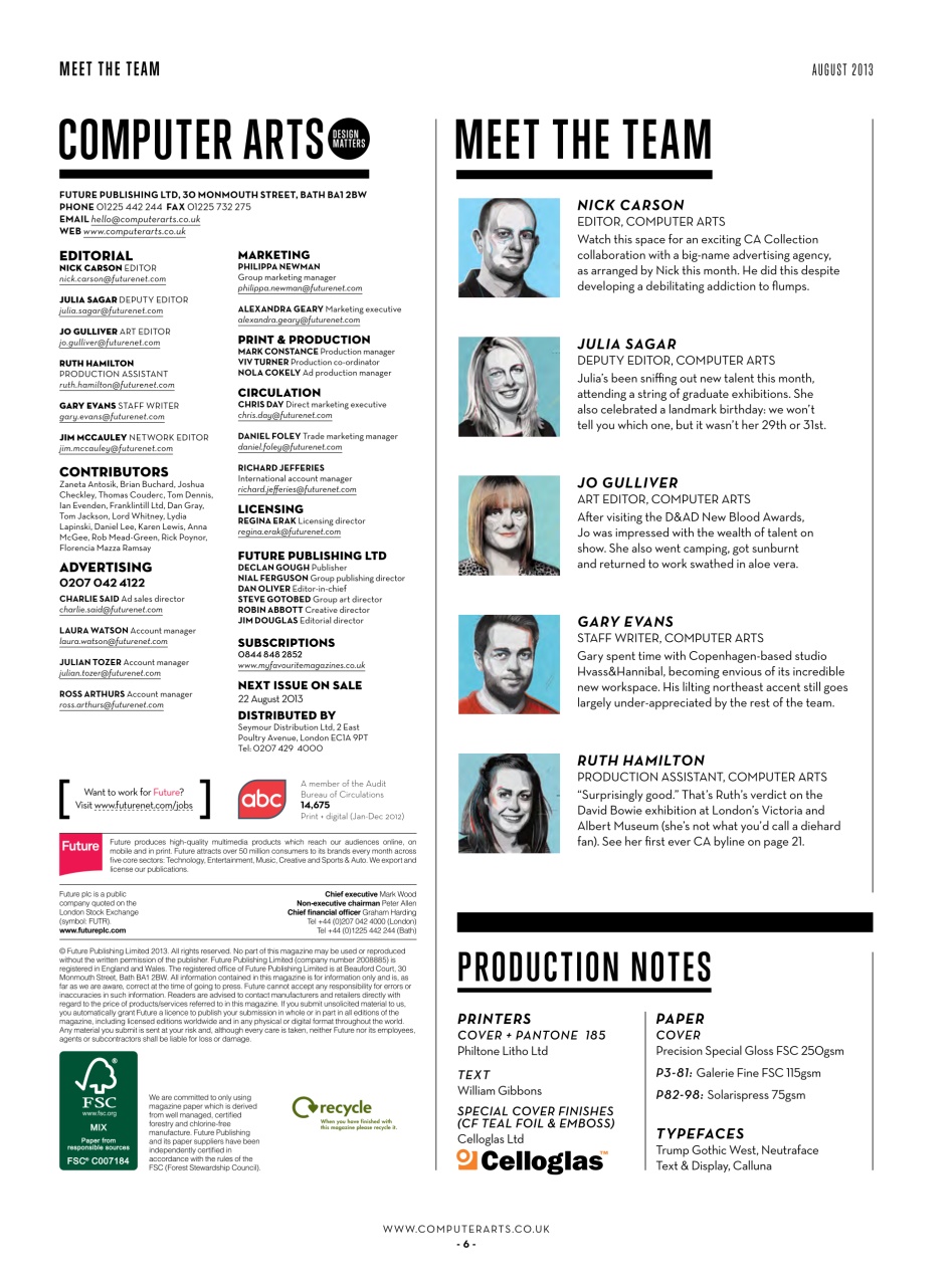 Computer Arts Preview Pages