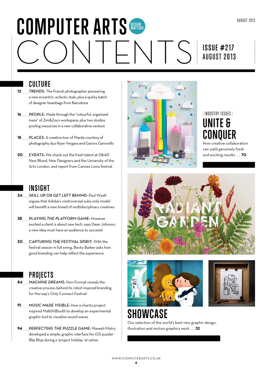 Computer Arts Preview Pages