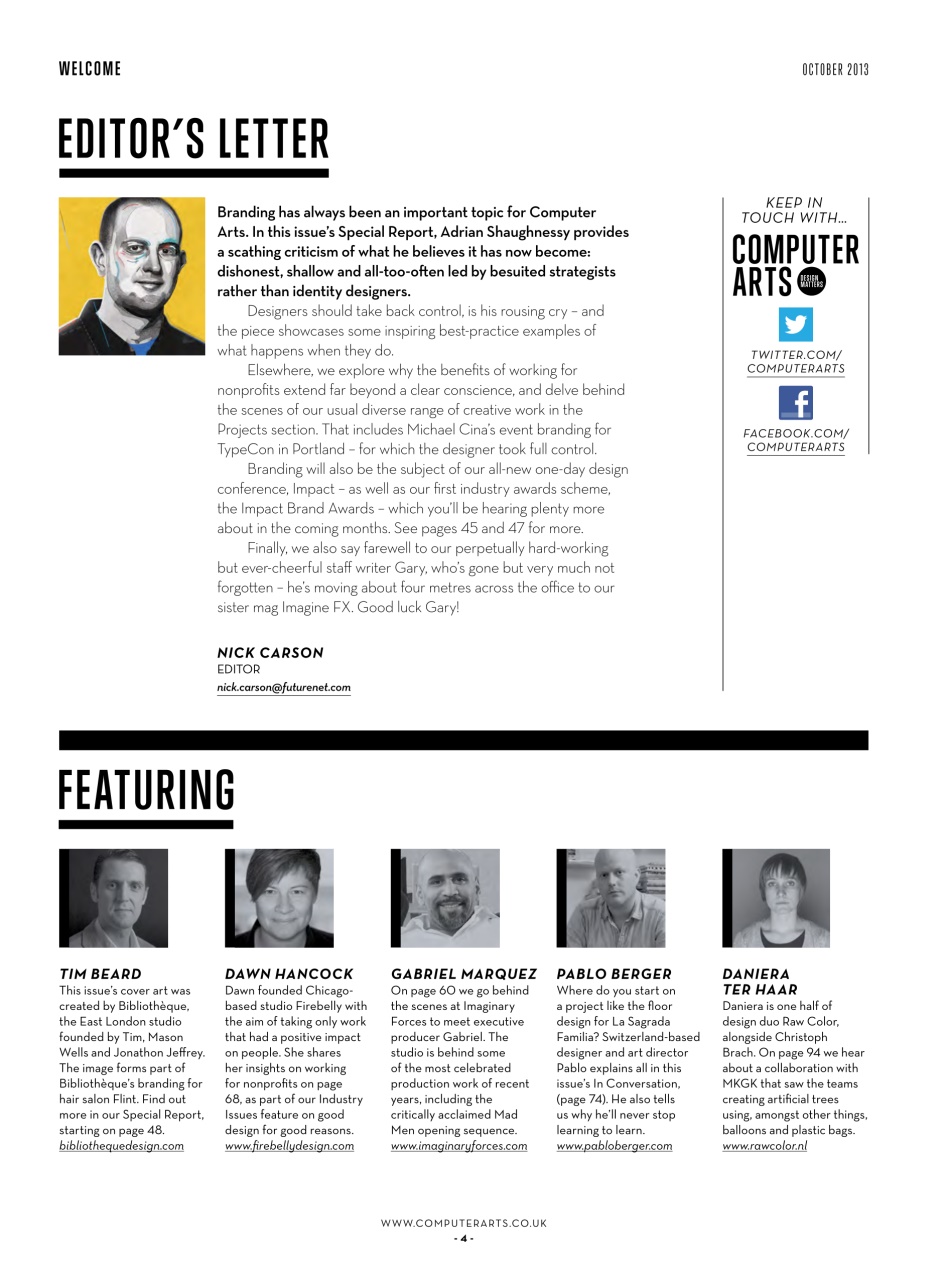 Computer Arts Preview Pages