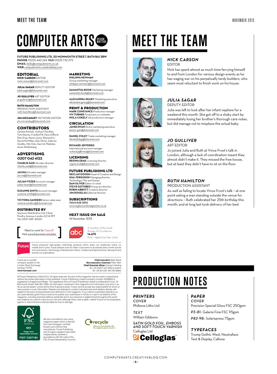 Computer Arts Preview Pages