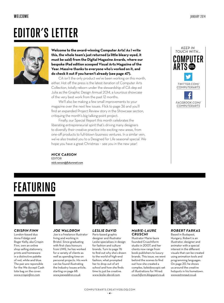 Computer Arts Preview Pages