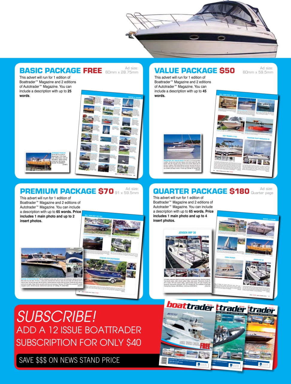 Boat Trader Australia Preview Pages