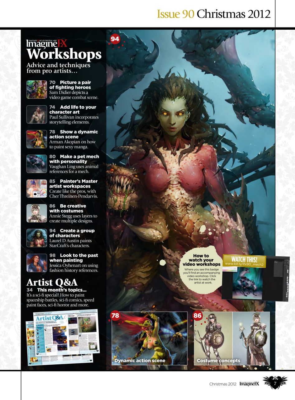 ImagineFX Preview Pages