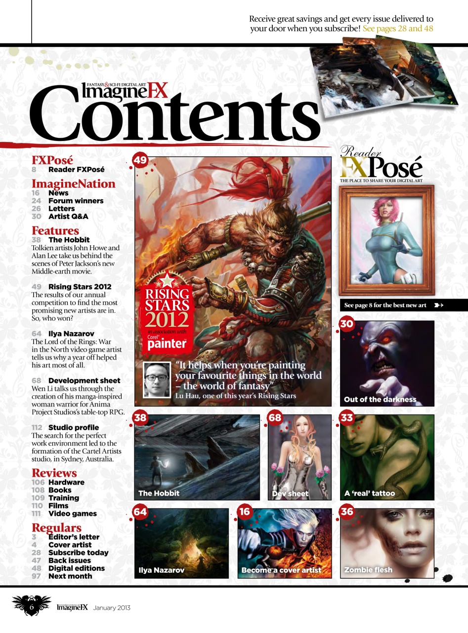 ImagineFX Preview Pages