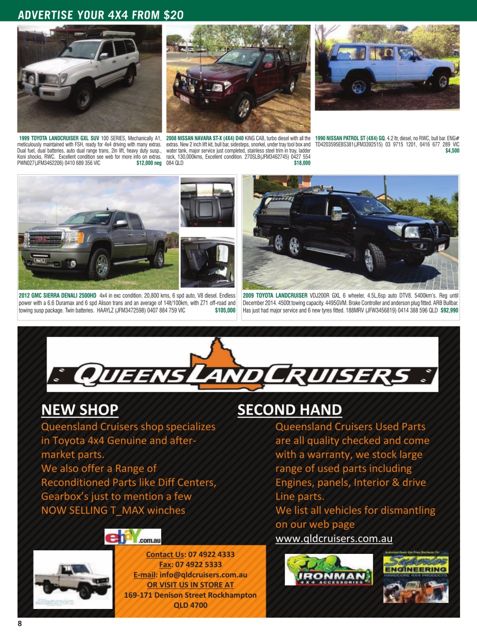 JUST 4X4S Preview Pages