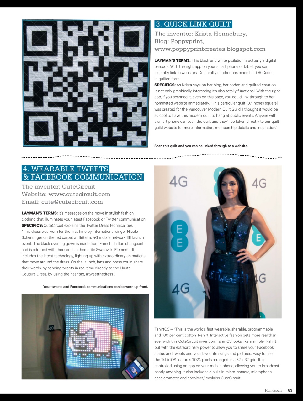 Homespun Preview Pages