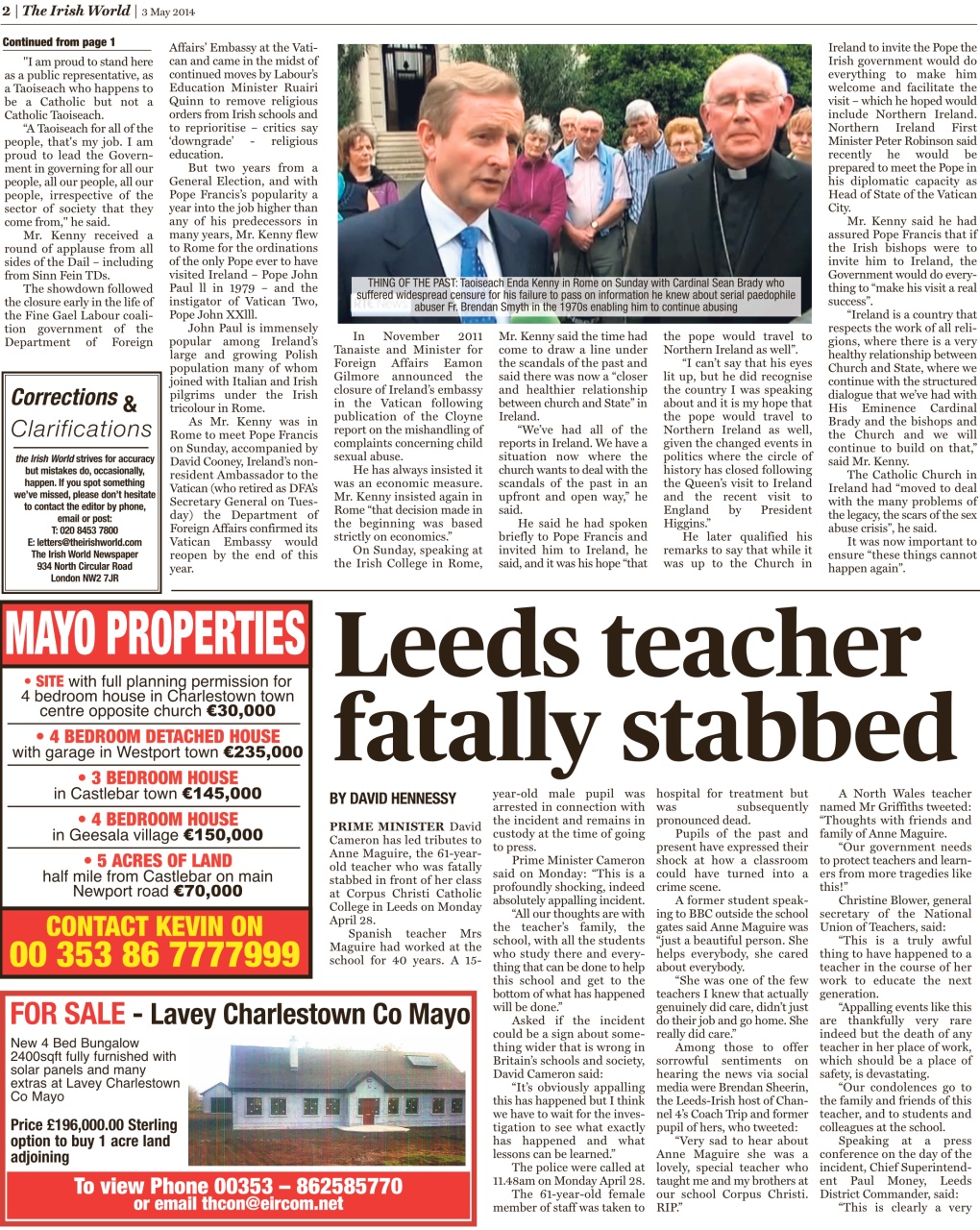 Irish World Preview Pages