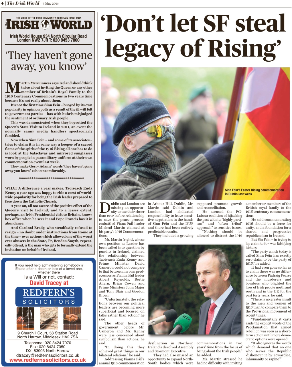 Irish World Preview Pages