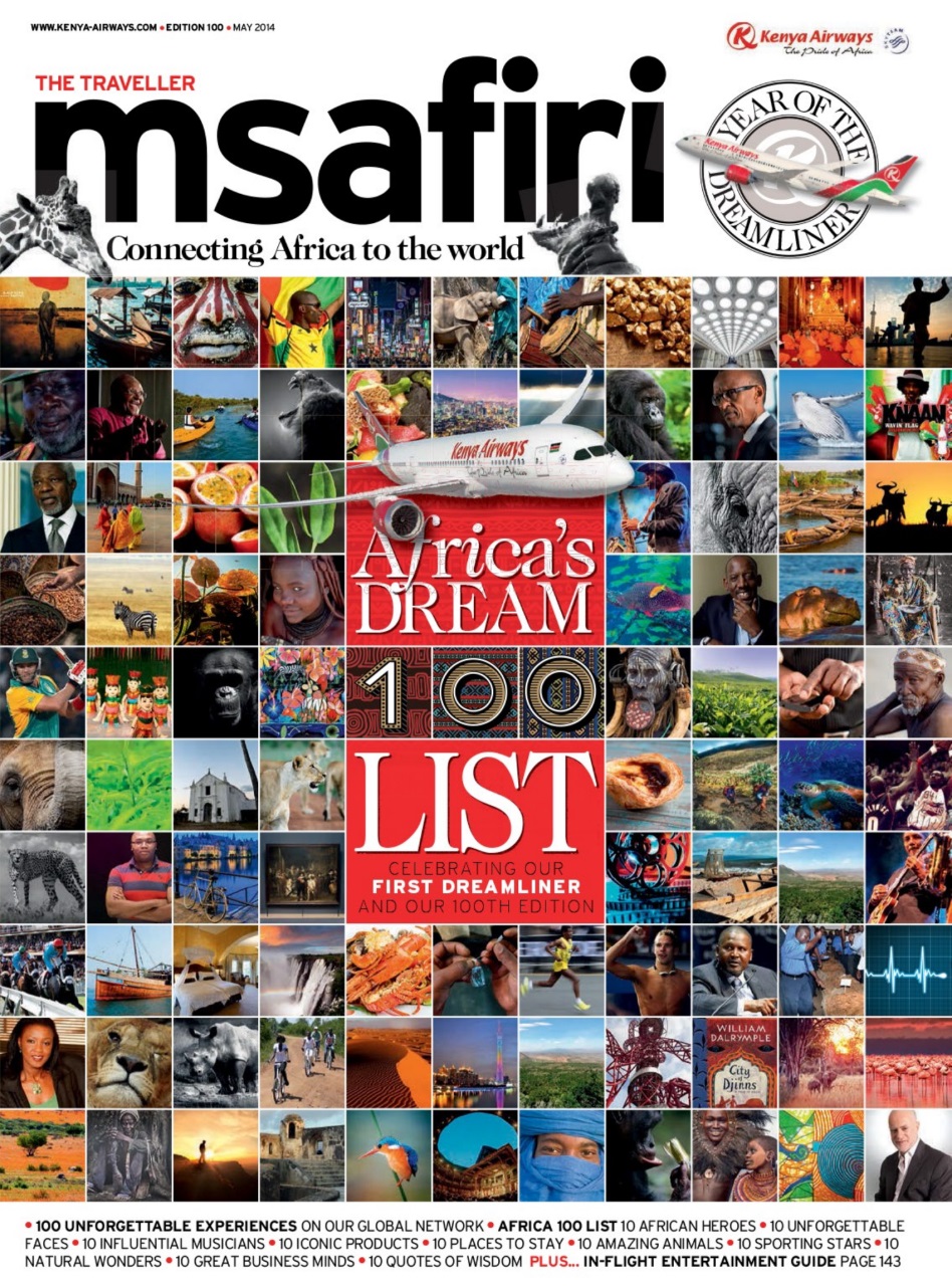 MSAFIRI – Kenya Airways Inflight Preview Pages