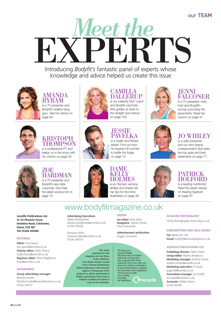 Health & Wellbeing Preview Pages