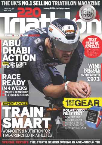 220 Triathlon Magazine issue June 2014
