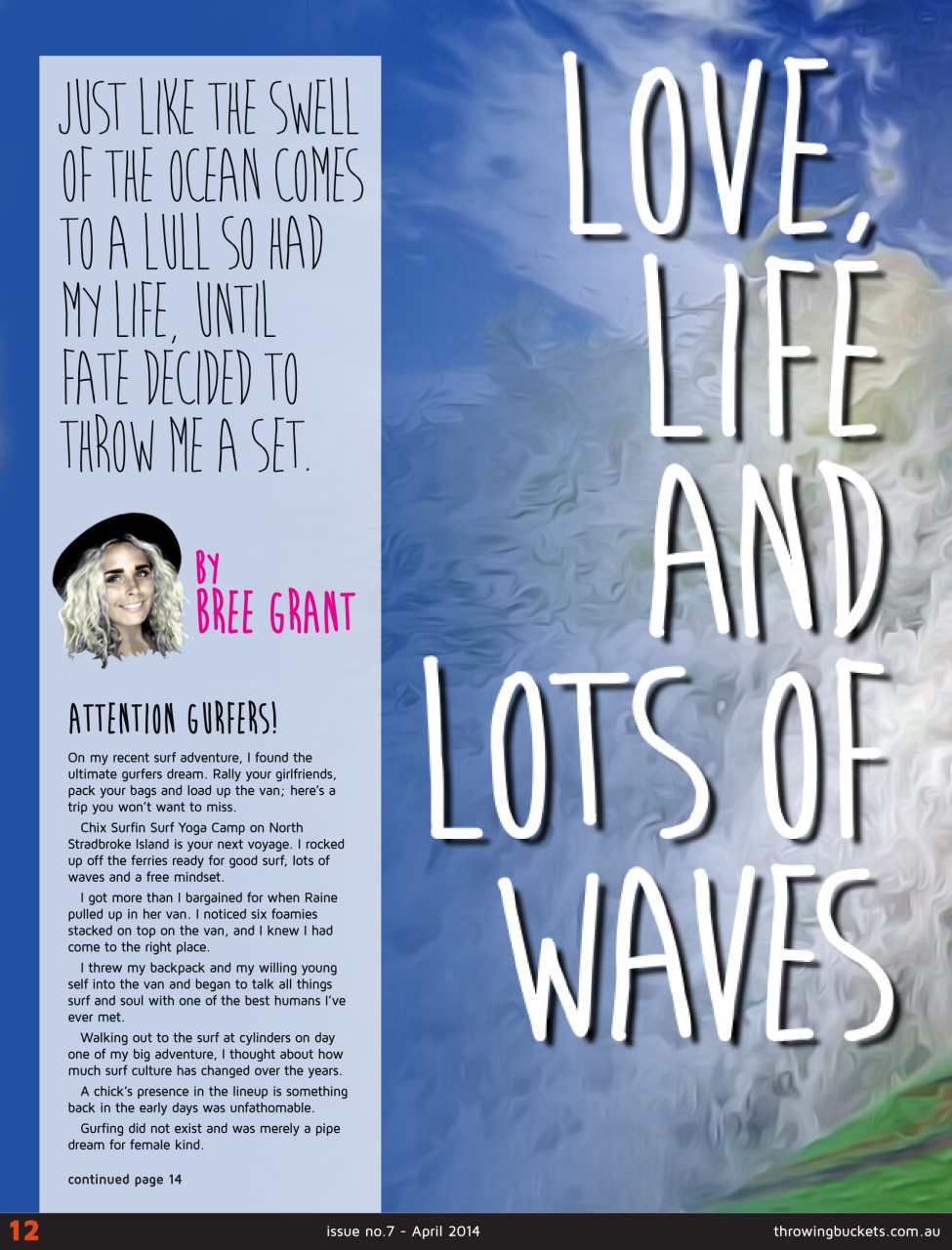 Throwing Buckets Preview Pages