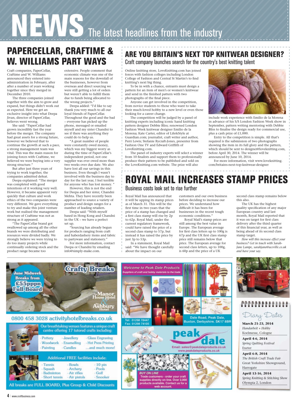 Craft Business Preview Pages