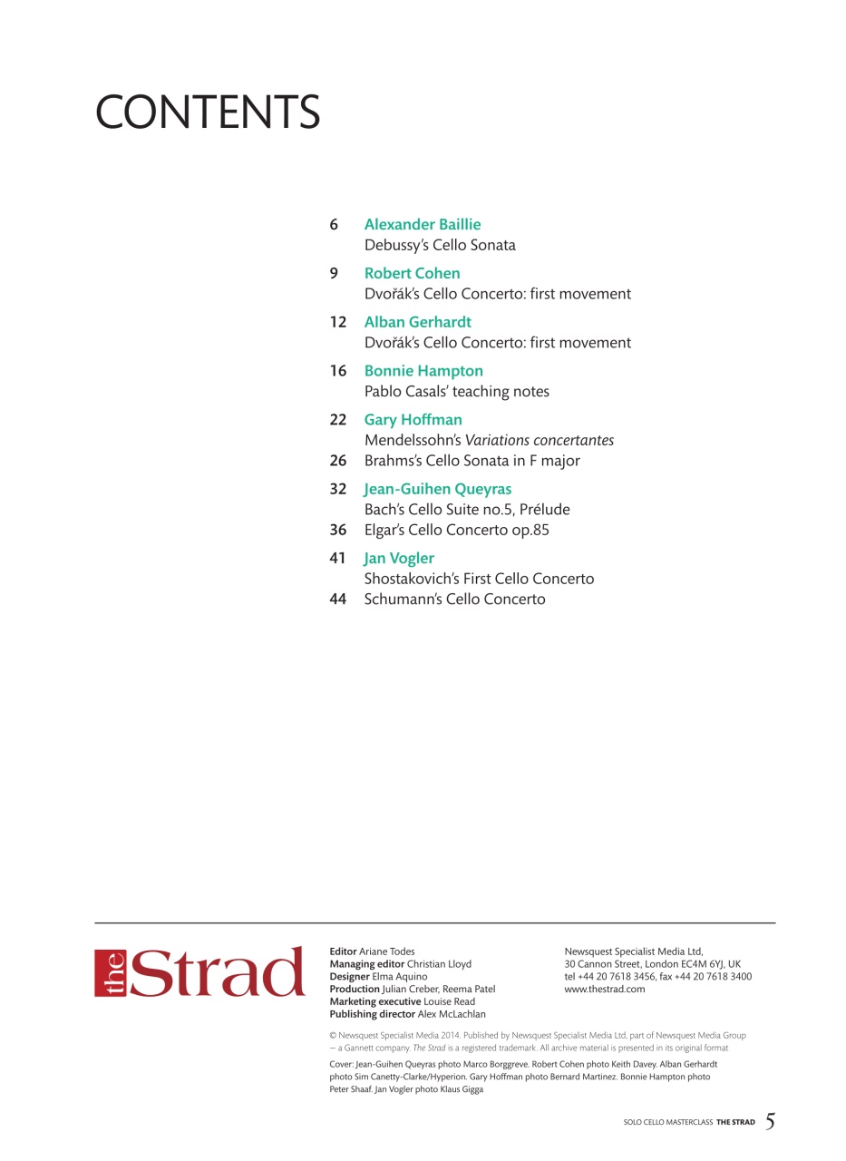 The Strad Preview Pages