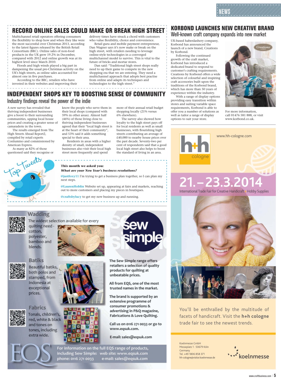 Craft Business Preview Pages