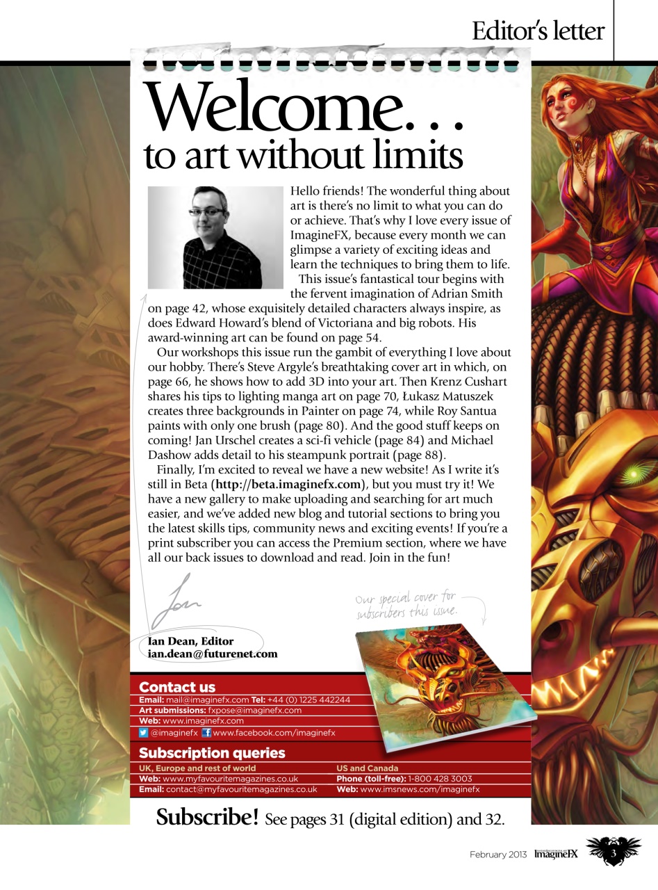 ImagineFX Preview Pages