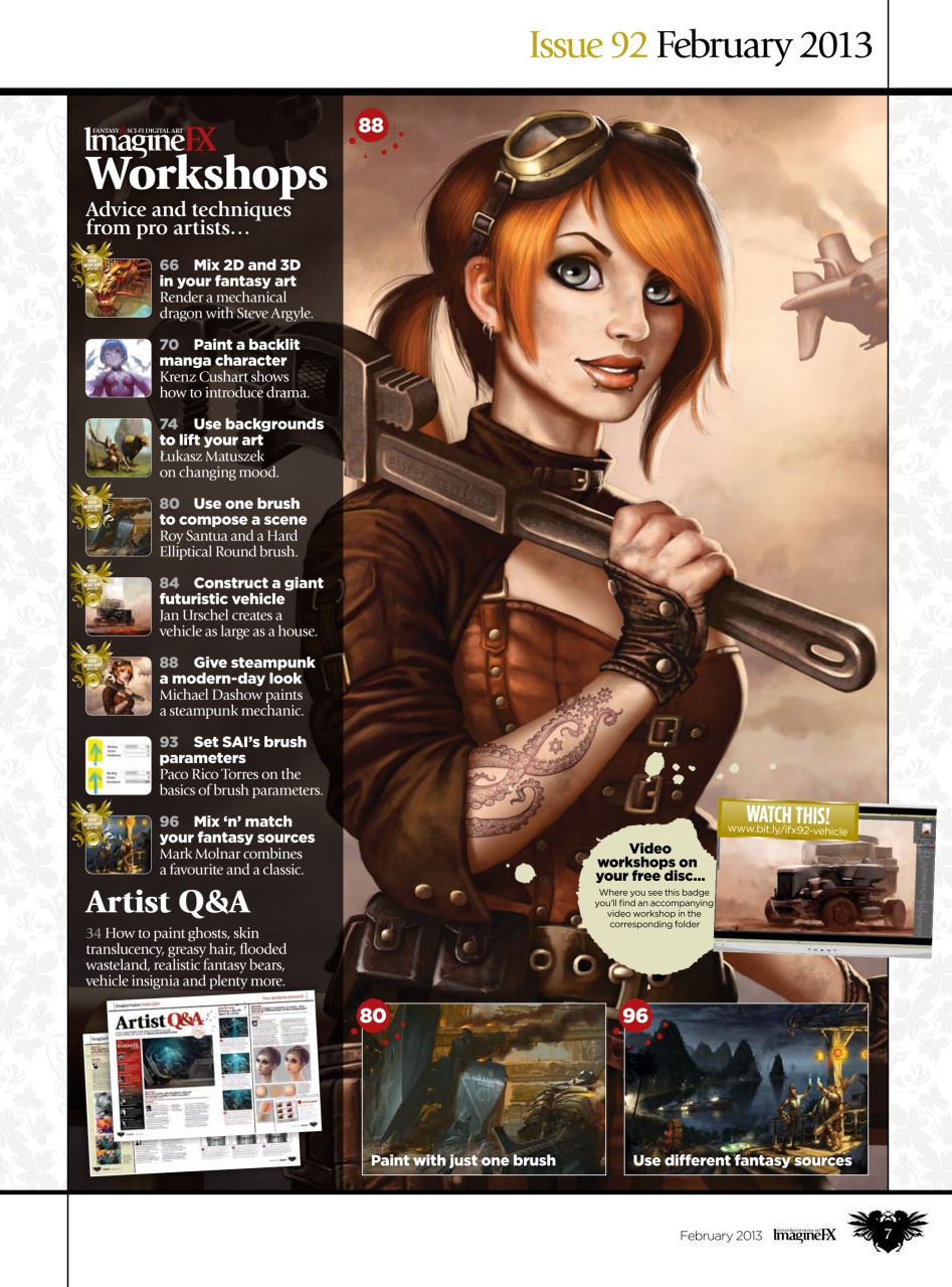 ImagineFX Preview Pages