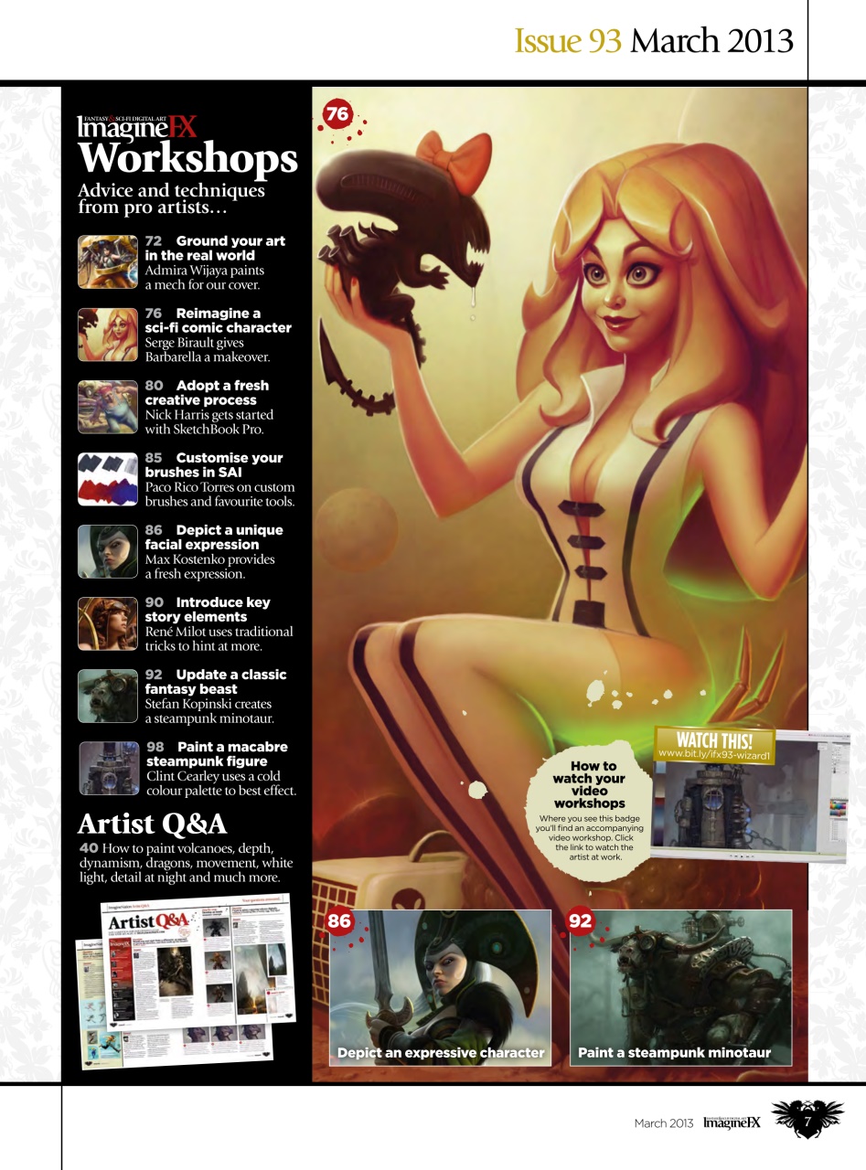 ImagineFX Preview Pages