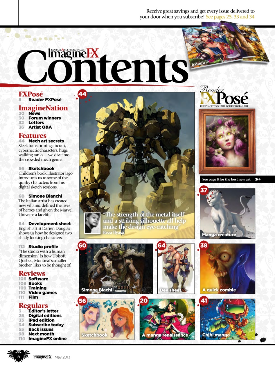 ImagineFX Preview Pages