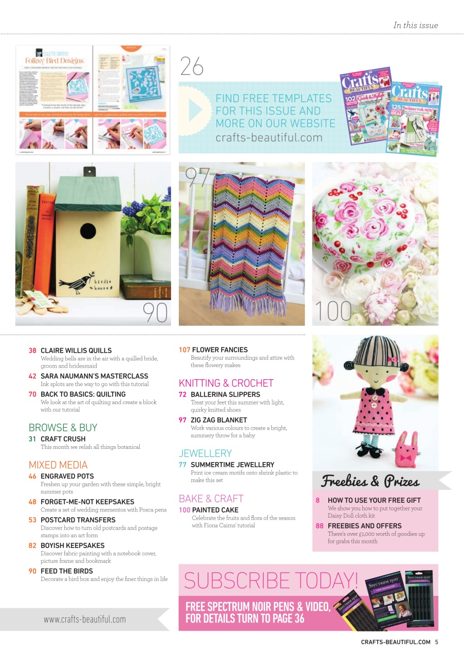 Crafts Beautiful Preview Pages