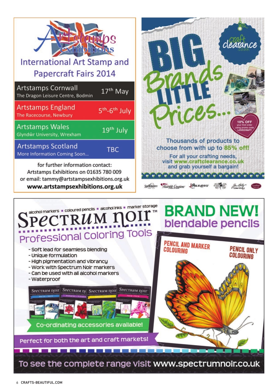 Crafts Beautiful Preview Pages