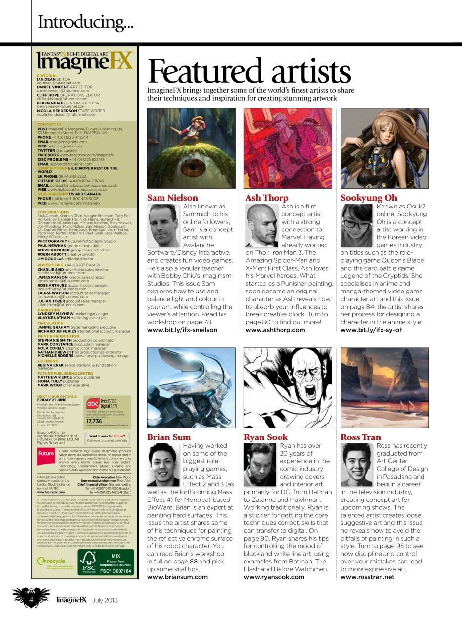 ImagineFX Preview Pages