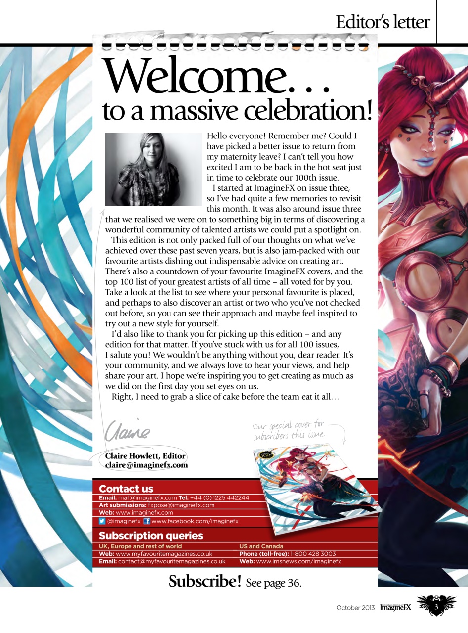 ImagineFX Preview Pages