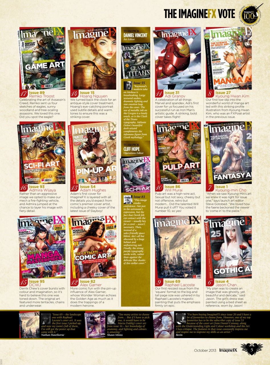 ImagineFX Preview Pages