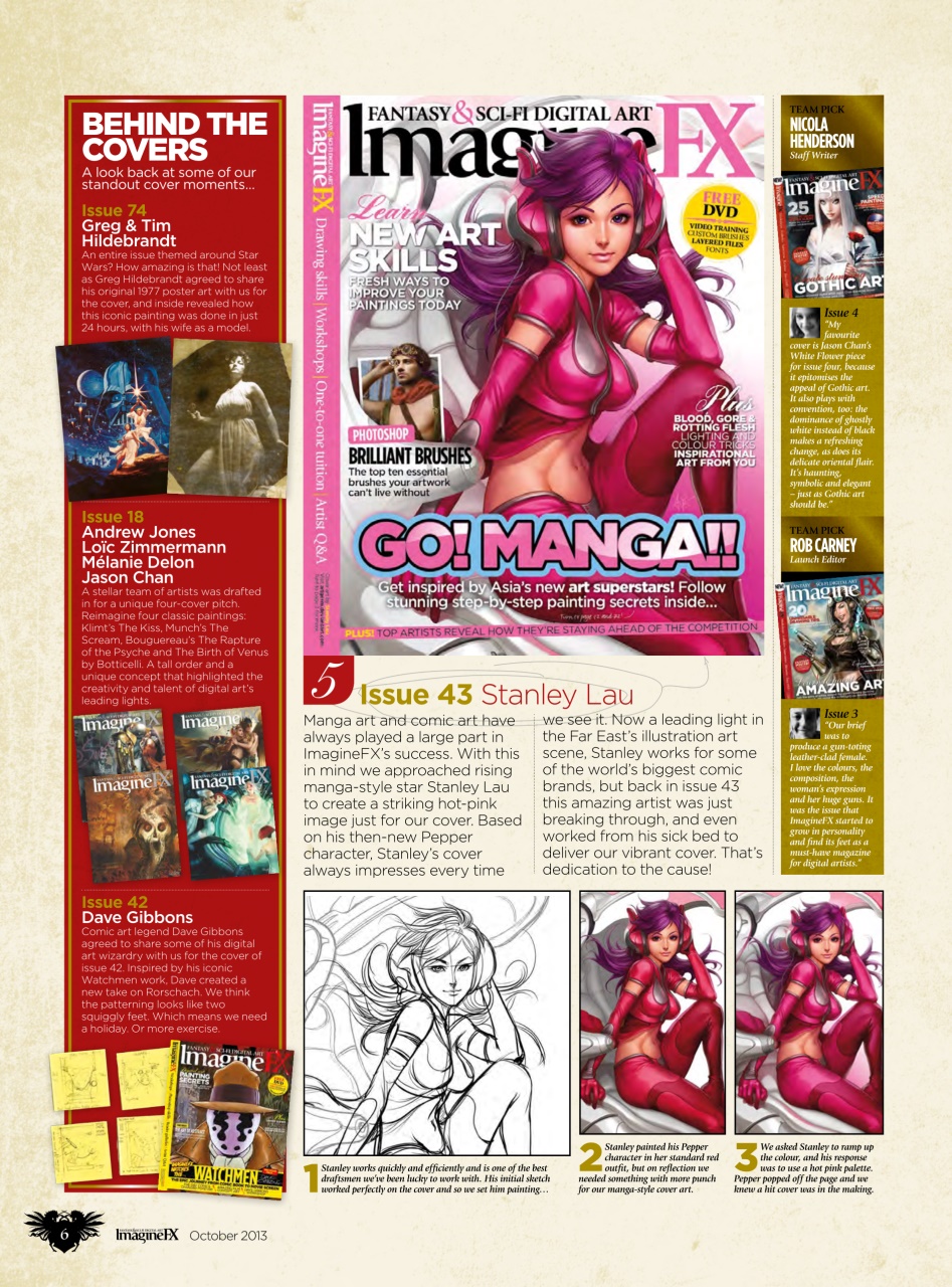 ImagineFX Preview Pages